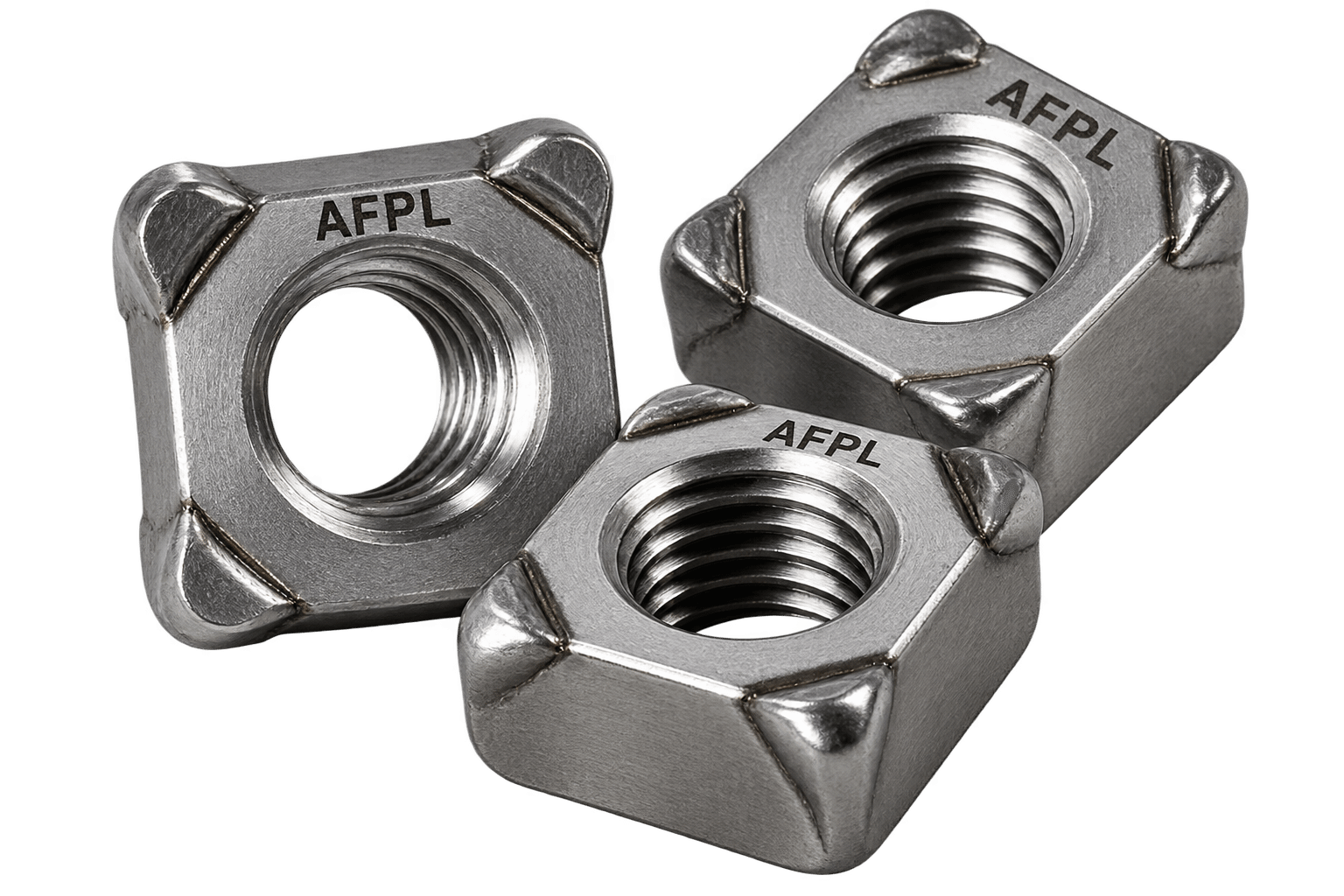 Weld Square Nuts — Akbar Fasteners